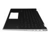 T234864-041 original HP keyboard incl. topcase DE (german) black/black with backlight