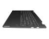 TM-P3390 original Lenovo keyboard incl. topcase CH (swiss) grey/grey with backlight