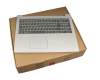 TS2015 Keyboard incl. topcase DE (german) grey/silver (Fingerprint)