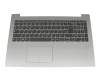 TS2015 Keyboard incl. topcase DE (german) grey/silver (Fingerprint)