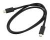 Thunderbolt data / charging cable black 0,80m suitable for Lenovo ThinkPad X1 Carbon 7th Gen (20R1/20R2)
