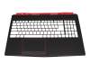 Topcase black original suitable for MSI GE63 RGB 8SF/8SG/8SE (MS-16P7)