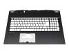 Topcase black original suitable for MSI GE76 10UE/10UG/10UH (MS-17K2)