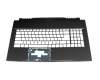 Topcase black original suitable for MSI GF75 Thin 9SC/9RC/9RCX (MS-17F2)