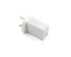 USB AC-adapter 18.0 Watt UK wallplug white original for Asus ZenFone 4 (A400CG)