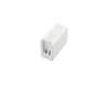USB AC-adapter 18 Watt UK wallplug white original for Asus ZenFone 5Z (ZS620KL)