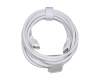 USB-C data / charging cable white original 1,80m (USB 2.0 Type C to C; 20V 3.3A) suitable for Huawei Matebook 16