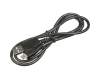 USB data / charging cable black original 0,80m suitable for Acer Switch 10 E (SW3-013)