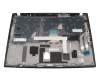 V1708201K3 original Sunrex keyboard incl. topcase DE (german) black/black with backlight and mouse-stick