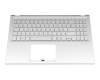 V182562DE1 original Asus keyboard incl. topcase DE (german) silver/silver