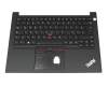 V185920BK1 original Lenovo keyboard incl. topcase DE (german) black/black with backlight and mouse-stick