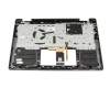V222320AK3-GR original Sunrex keyboard incl. topcase DE (german) grey/grey with backlight