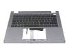 VF03P_B21BWL original Acer keyboard incl. topcase DE (german) black/silver with backlight