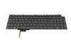 W0FYR Dell keyboard DE (german) grey/black with backlight