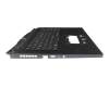 YDM ZGRD original Acer keyboard incl. topcase DE (german) black/black with backlight